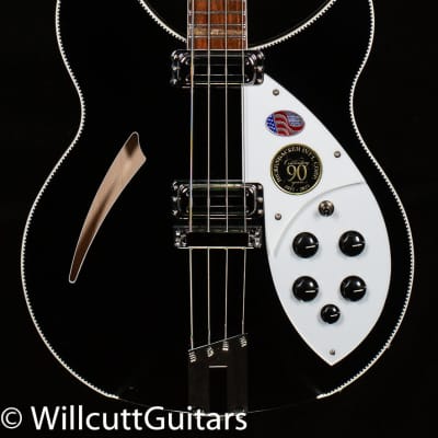Rickenbacker 90th Anniversary 4005XC Bass JetGlo Bass Guitar-2139799-8.56 lbs image 16
