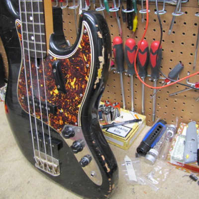 Bluesman Vintage Eldorado Jazz Bass with options - Black Relic Over Sunburst - Brand New! We are Authorized Dealers! image 9