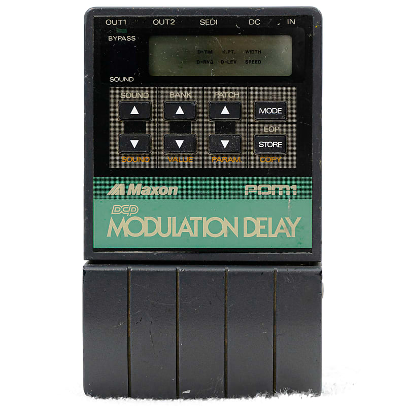 Maxon PDM-1 Programmable Modulation Delay Guitar Effect Pedal
