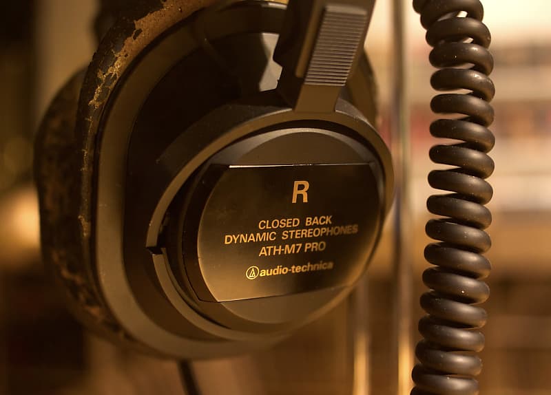 Vintage Rare Audio-Technica ATH-M7 PRO Headphones | Reverb