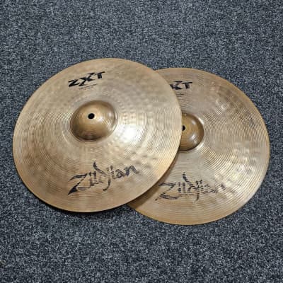 Hi-Hat Cymbals 14" Zildjian ZXT Solid USED! RKZL270224