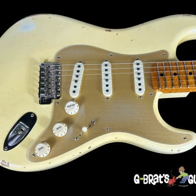 2017 Fender Stratocaster '56 Custom Shop 30th Anniversary Roasted Relic NAMM Limited Edition ~ Vintage White for sale