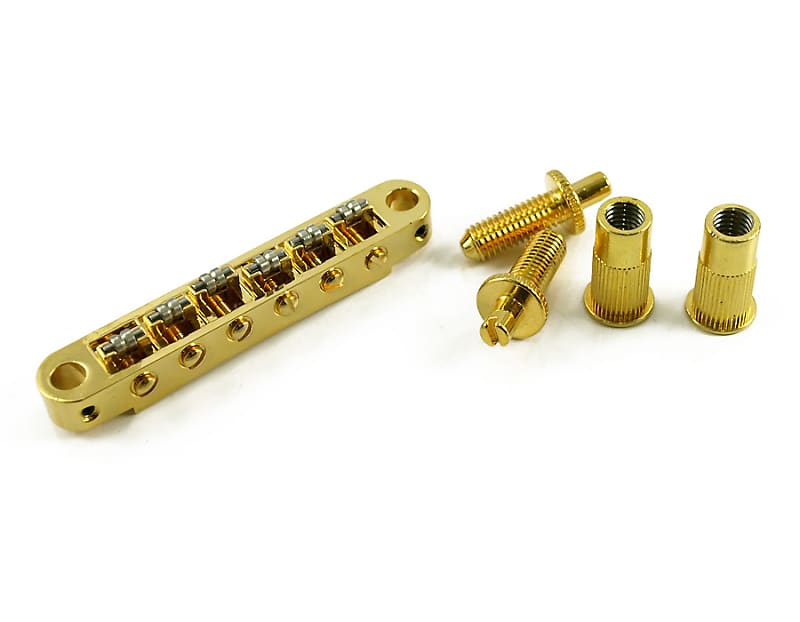 Tonepros TPFR-G Gold roller bridge, Keeps Bigsby B3 B5 B6 B7 tremolo IN TUNE, Epiphone Spacing image 1