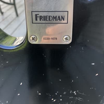 Friedman Vintage T  Black Relic'd w OHSC ! image 7