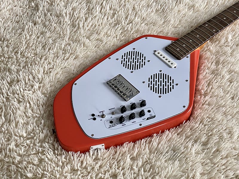 Vox Apache 2  Electric Guitar Salmon Red w/ Free Digitech Trio Pedal image 1