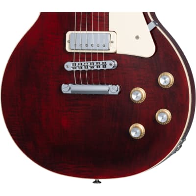 Gibson Les Paul 70s Deluxe Electric Guitar in Wine Red w/ Case image 2
