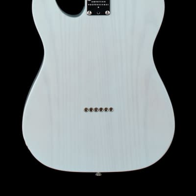 Fender Limited Edition American Professional II Telecaster Thinline - Transparent Daphne Blue #15251 image 2