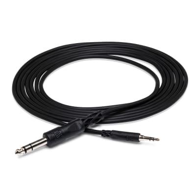 HOSA CMS-103 Stereo Interconnect 3.5 mm TRS to 1/4 in TRS (3 ft) image 2