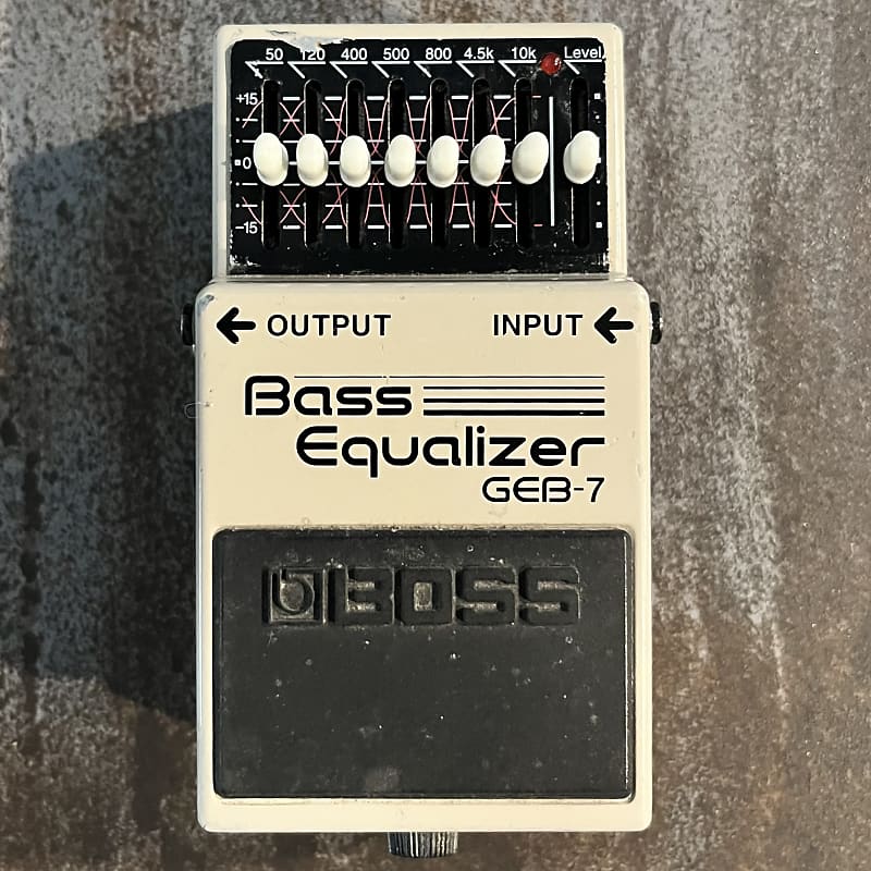 Boss GEB7 Bass Equalizer (Silver Label) 1995 Present Reverb