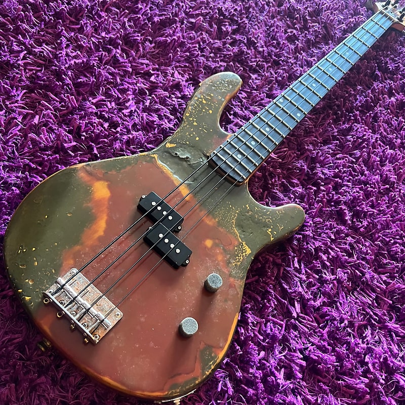 WoodFired Custom Bass Guitar (Burnt Finish) Reverb Canada