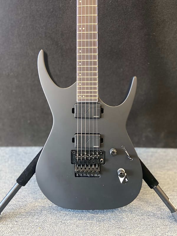 Dean Exile Select Floyd Rose Fluence Pickups. Electric guitar Satin Black. Demo Floor Model image 1