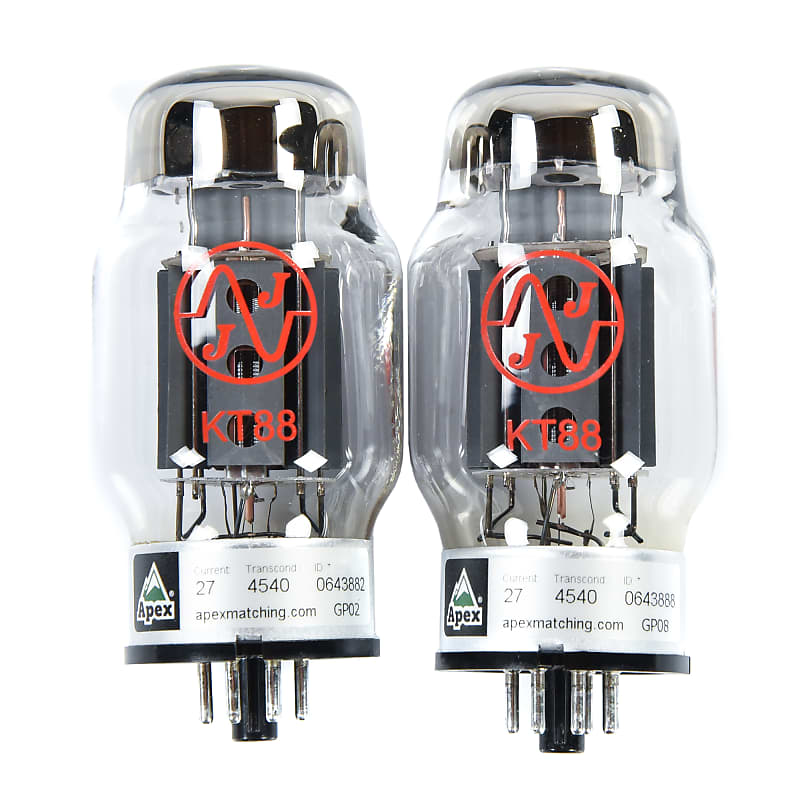 JJ Electronic KT88 Power Tube Apex Matched Pair image 1
