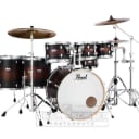 Pearl Decade Maple 7pc Drum Set Satin Brown Burst