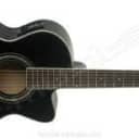 Washburn EA10B Petite Jumbo Electric Acoustic Guitar Black