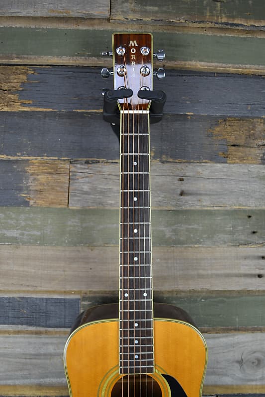 Morris MD-45 Mini Dreadnought 1980's Natural | Reverb