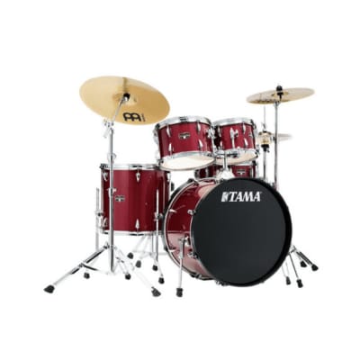 Tama Imperialstar 5-Piece Drum Kit with Meinl HCS Cymbals (Candy Apple Mist) image 5
