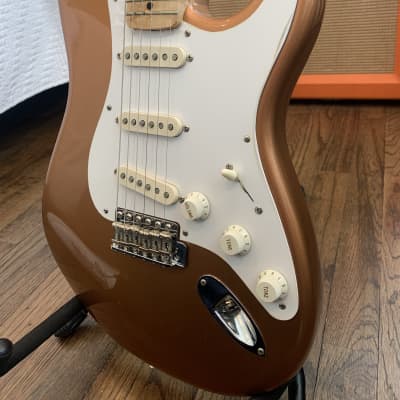 1997 Fender Stratocaster Coppercaster John Page Era 1954 Reissue image 6