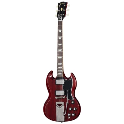 Gibson Custom Shop 60th Anniversary 1961 Les Paul SG Standard W/ Sideways Vibrola - Cherry Red image 2