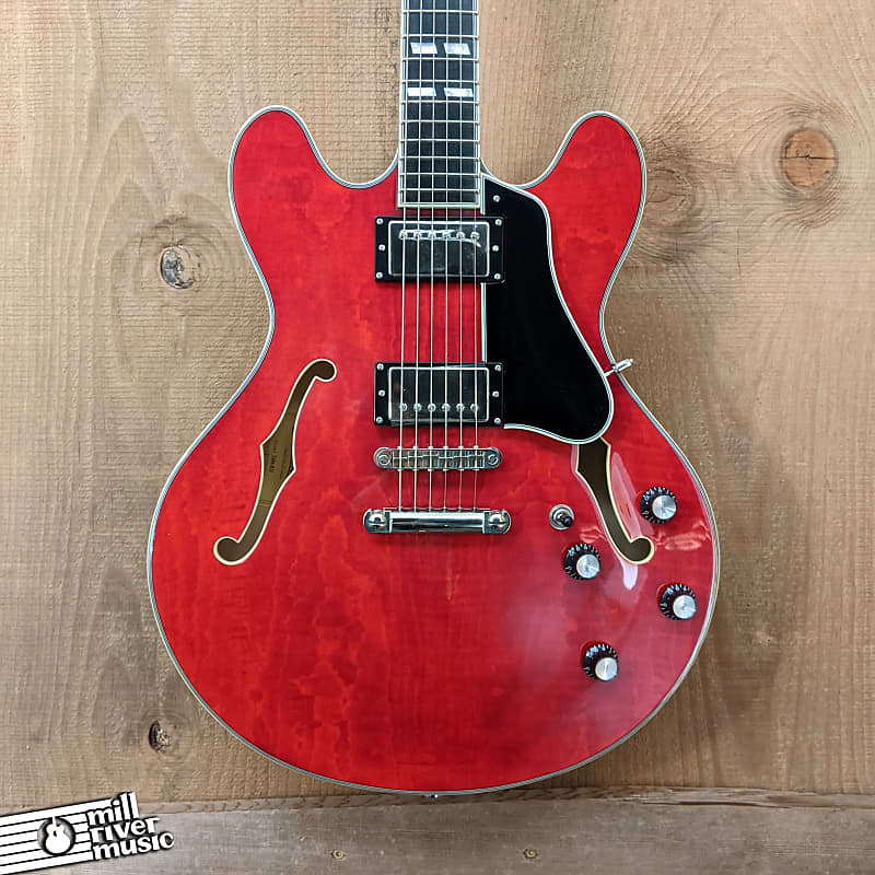 Eastman T486-RD Thinline Archtop Electric Guitar Red Used