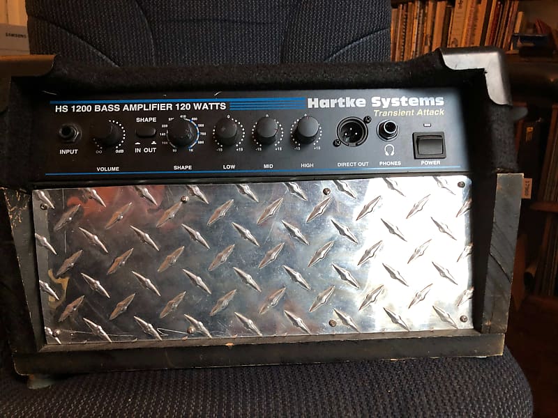 Hartke HS1200 Bass Amp head black carpet Reverb