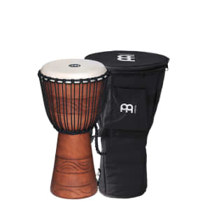 Meinl ADJ2-MBAG Water Rhythm Series African Medium 10" Rope Tuned Djembe w/ Bag