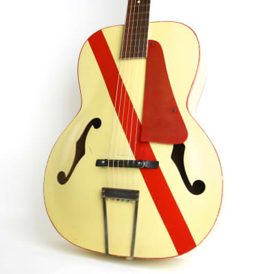 1950s Futuramic DeVille Ivory with Red Stripe imagen 1