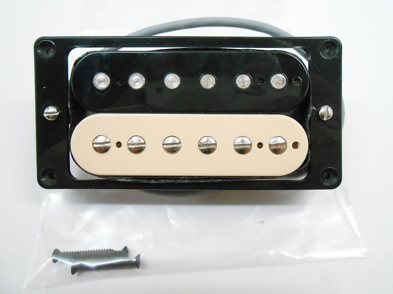 Gibson 57 Classic Plus Zebra Humbucker Pickup 4 Conductor Bridge QC