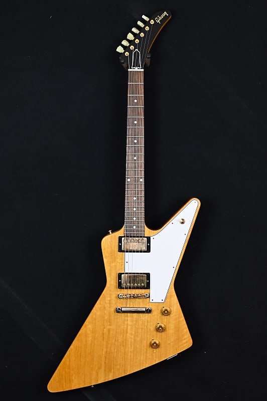 Gibson Custom Shop '58 Korina Explorer Reissue from 2022 in natural with original hardcase image 1