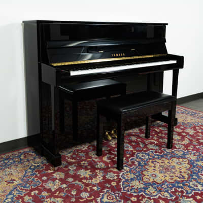 Yamaha B2PE Upright Piano | Polished Ebony | SN: J34367288 image 1