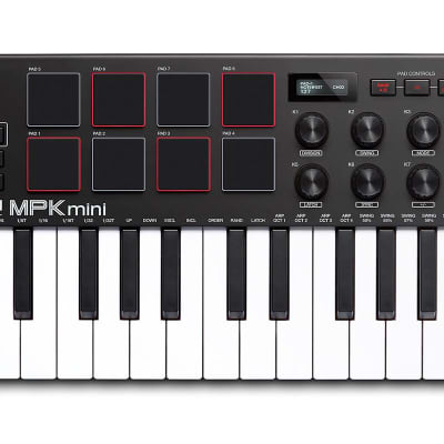 Akai MPK Mini MKIII 25-Key MIDI Controller Black