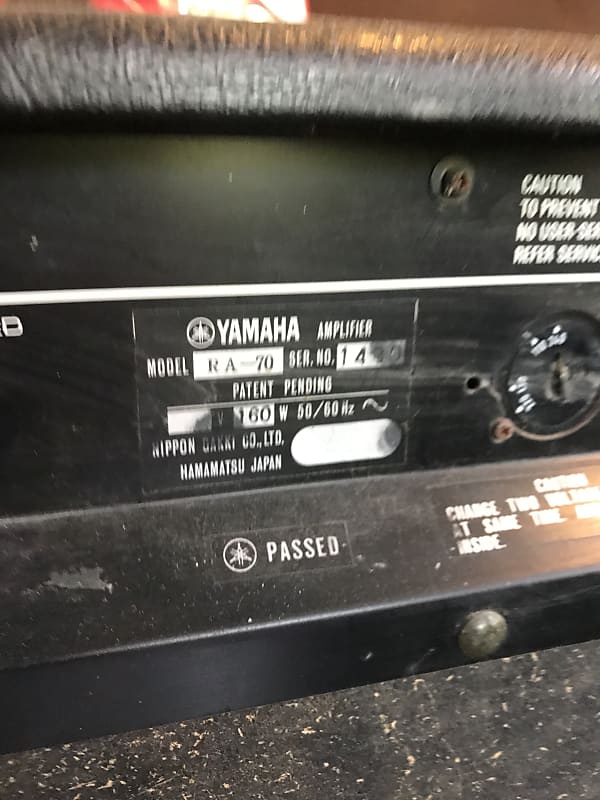 1970s Yamaha RA-70 Rotary Amp