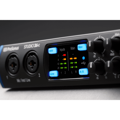 PreSonus Studio 26c Audio Interface (USB-C - 2 x 4 - 192 kHz) image 6