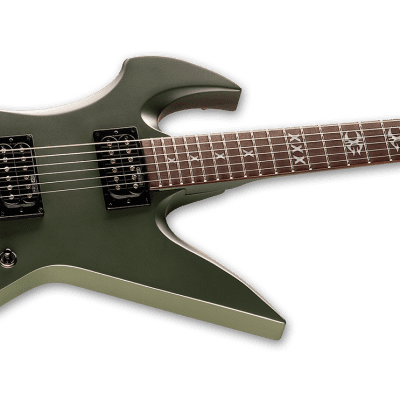 ESP LTD Max Cavalera MAX-200 RPR Military Green Satin Electric Guitar + B-Stock image 3
