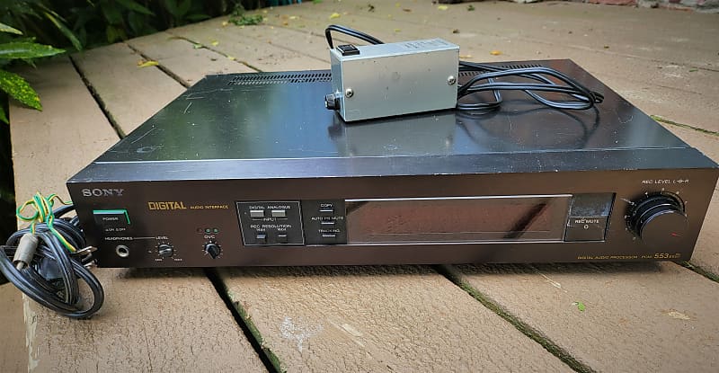 Sony PCM553ESD, rare, early Analog to Digital Videotape Interface  Free Shipping CONUS! image 1