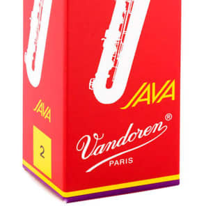 Vandoren SR342R Java Red Baritone Saxophone Reeds - Strength 2 (Box of 5)