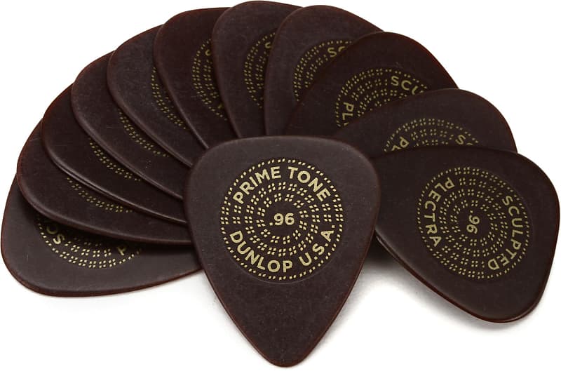 Dunlop 511R096 Primetone Standard Smooth Guitar Picks .96mm 12-pack image 1