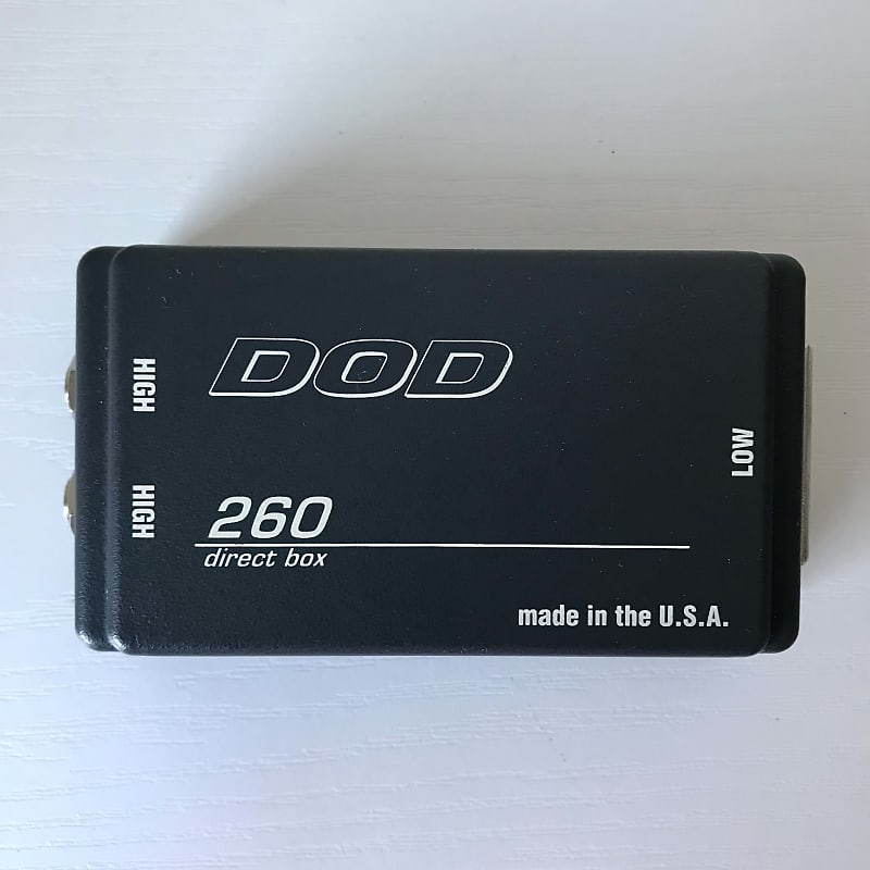 DOD 260 Direct Box 1980s grey Reverb