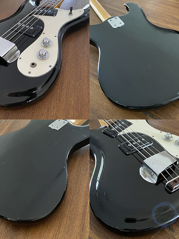 ベース MOSRITE / AVENGER BASS Mosrite Avenger Bass, Firstman, Black, 1970s, MIJ | Reverb