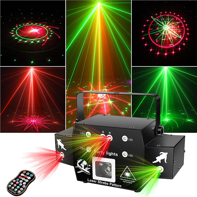 2pack 9 LED Stage Par Light Led RGB Uplight with Remote Control/Sound  Activated DJ Disco Lights for Wedding,Bar,Dance Hall,Family Party,Music  Show…