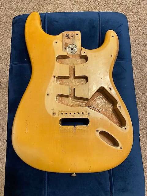 Fender 1974 Fender Stratocaster Vintage Original Blonde 3-Bolt Strat Guitar  Body 1971-1975 1974 Blon