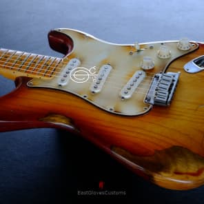 Fender Stratocaster American Sienna Sunburst Maple Made in USA Aged Relic image 5