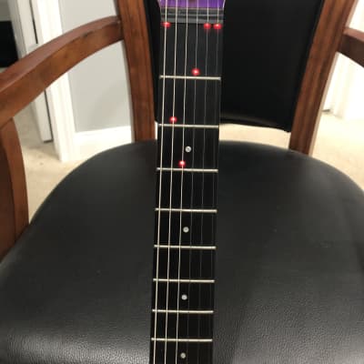 Fretlight Orianthi Signature FG-551 Guitar Learning System Trans Purple w/ case, software & extras image 17