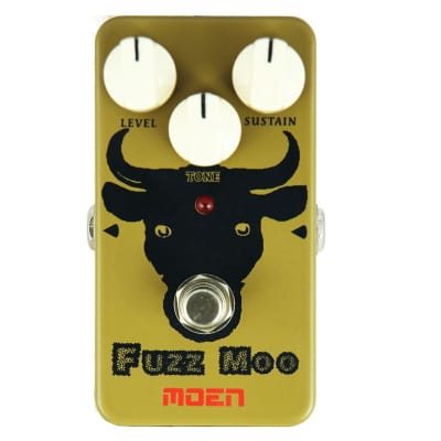 MOEN AM-FM Fuzz Moo FUZZ Pedal Creamy and Powerful with Sustain Ships Free image 1