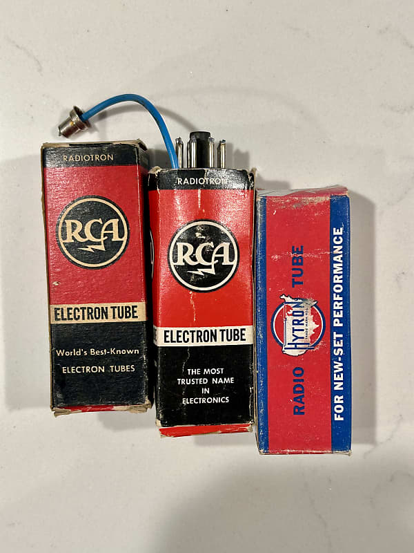 RCA 6Q7 Electron Tube + RCA 7A8 Tube + CBS Hytron Radio Tube | Reverb