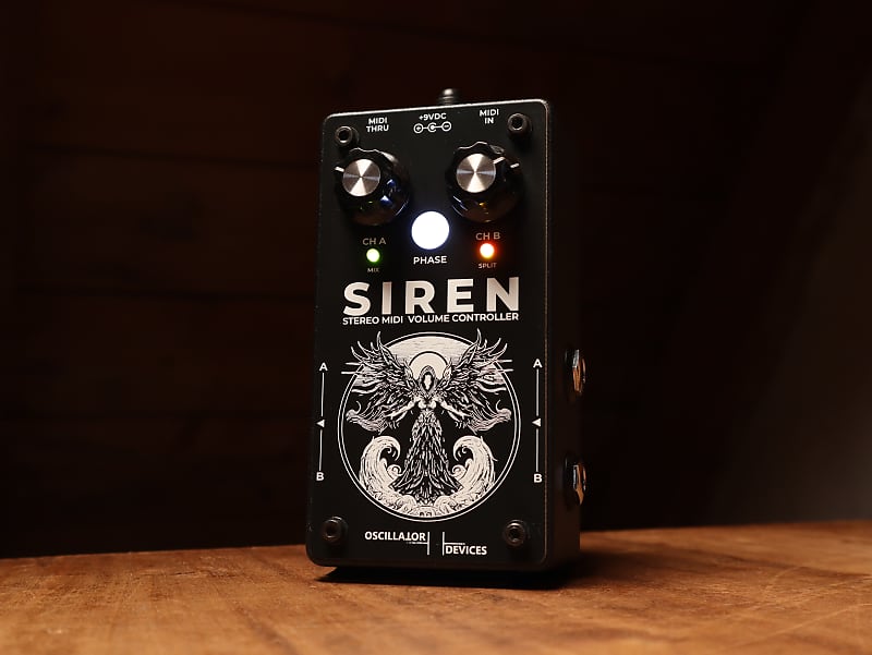 Oscillator Devices SIREN Stereo MIDI Volume Controller Reverb