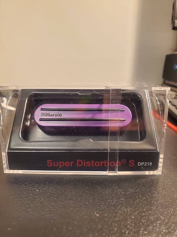 DiMarzio Super Distortion S DP218 - Purple, Black Rails | Reverb