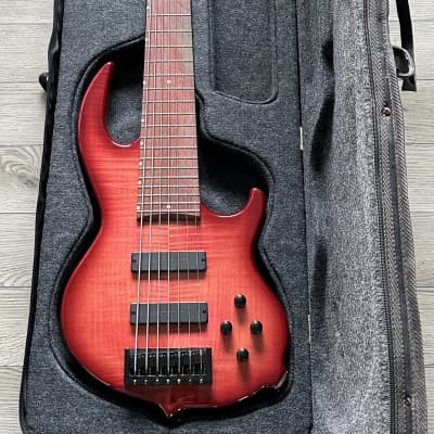 Conklin Groove Tools GT-7 7 String Electric Bass Guitar Flamed | Reverb