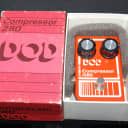 Vintage 1990s DOD Compressor 280 Guitar Pedal w/Box + Manual - Dark shade of Orange (almost red)