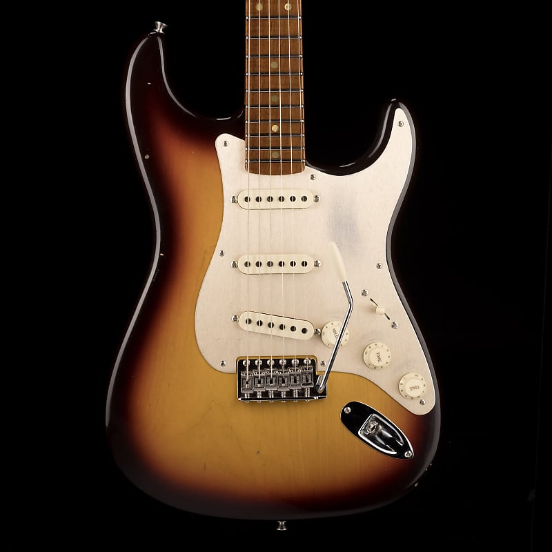 Fender Custom Shop Limited Edition Roasted 1958 Stratocaster Special Journeyman Relic Chocolate 3-Tone Sunburst image 1
