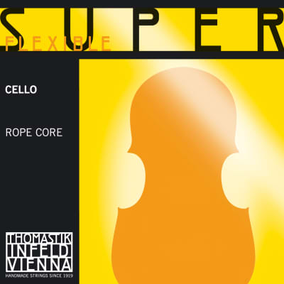 Thomastik 793 SuperFlexible Chrome Wound Rope Core 3/4 Cello String - C (Medium)